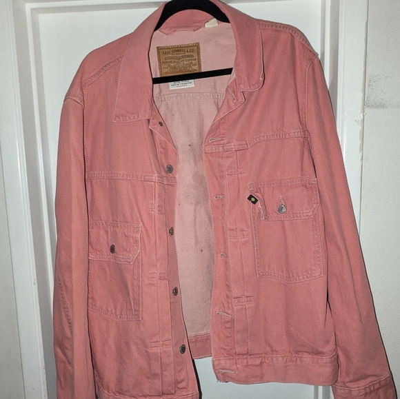 Official exclusive Hawthorne Heights pink jean jacket - Picture 2 of 3